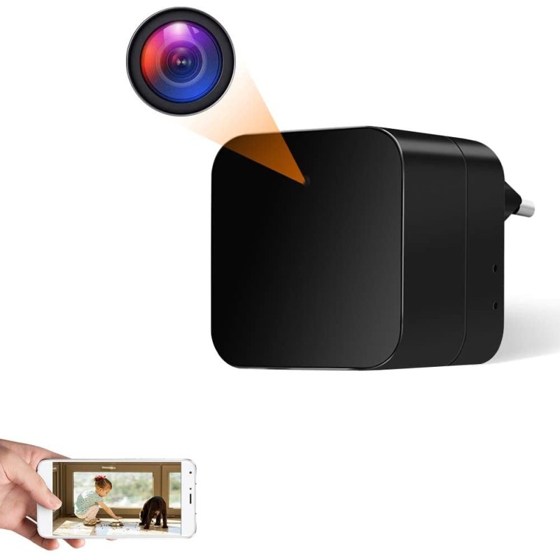 Caricatore con telecamera WiFi Full HD