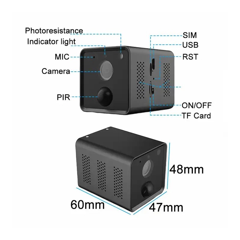 4G camera with motion detection