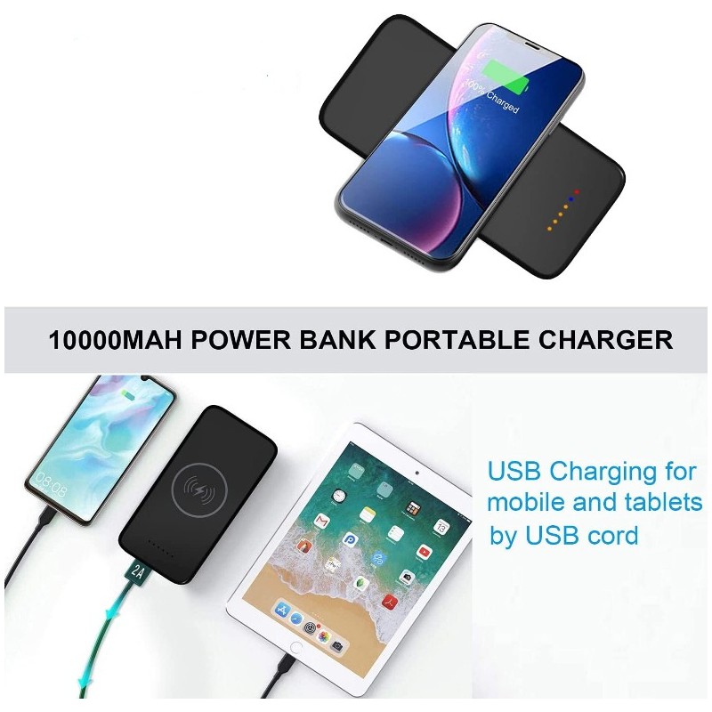 Power Bank con Telecamera 180 Giorni di Rilevamento del Movimento Full HD