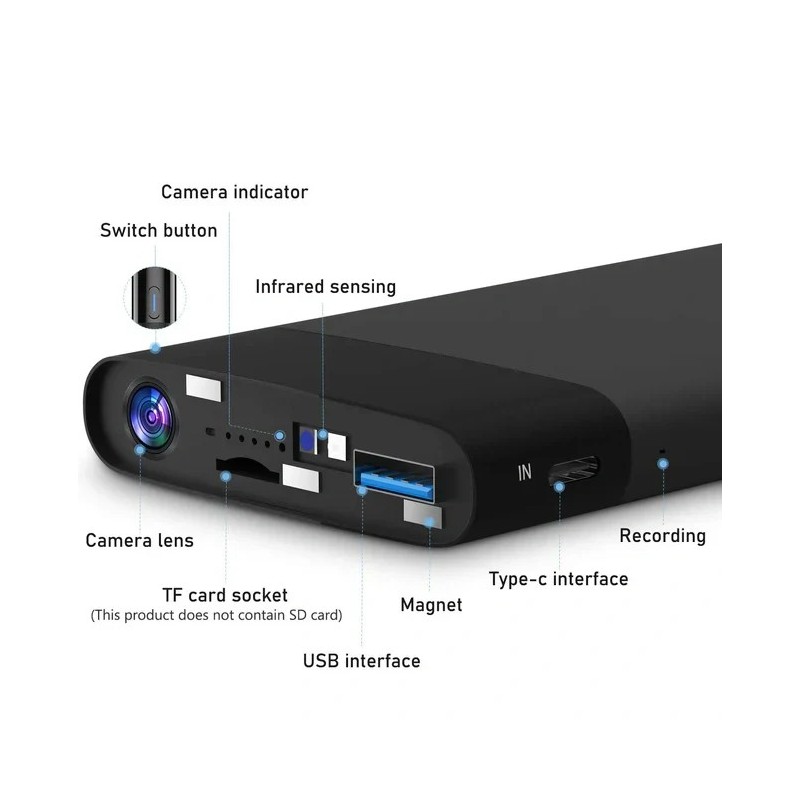 Telecamera WiFi Batteria di Backup Visione a Distanza 32 Ore