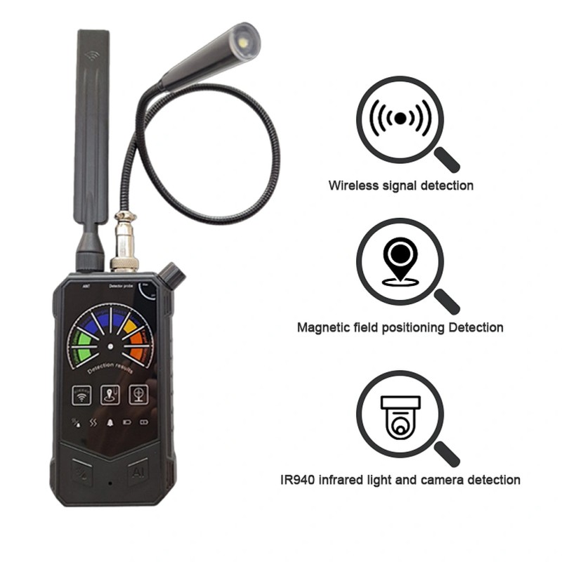 Rilevatore di telecamere microfoni localizzatori GPS