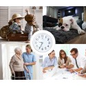 Wall clock Full HD camera with night vision