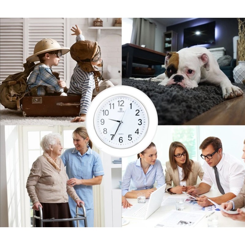 Wall clock Full HD camera with night vision