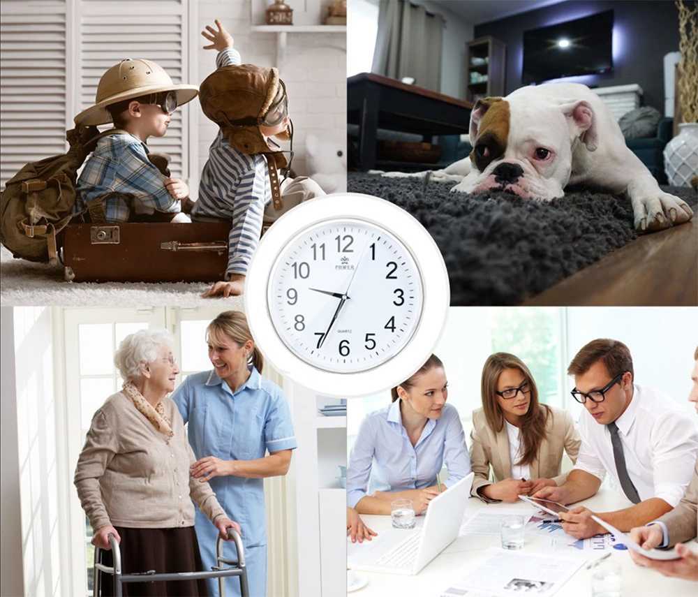 Orologio da parete con telecamera nascosta clearance